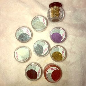 Assortment of Glitters Make up Eyeshadow